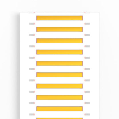 2437500000 - Yellow Polyolefine Cable Markers, 50.8mm x 4.2mm, 0.8-2.4mm  (Pack of 1000)