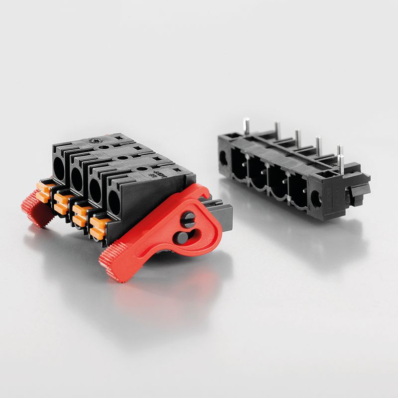 1227340000 - 7.62mm 6-Pole Black PCB Connector with 180° Outlet  (Pack of 36)