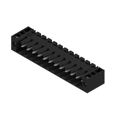 1896490000 - 12-Pole 3.50mm Black PCB Plug-in Connector with 180° Elbow  (Pack of 230)
