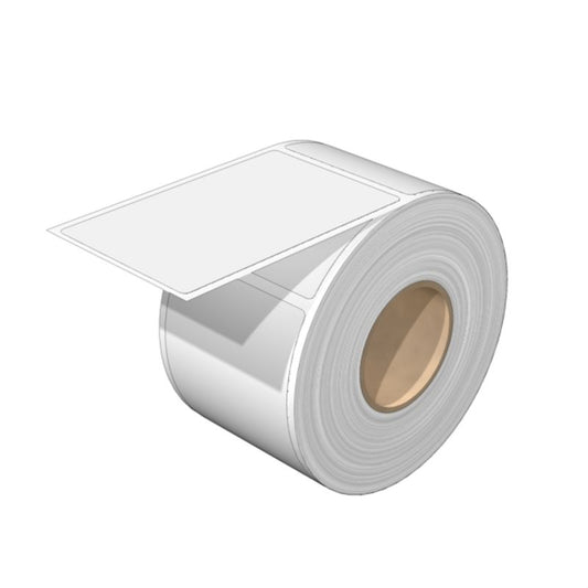 2496770000 - 54 x 85 mm White Self-Adhesive Device Markers  (Pack of 100)
