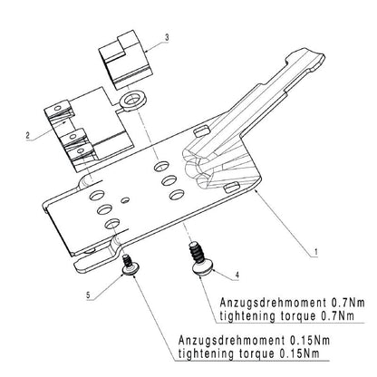 1118480000 - Black PCB Plug-In Connector for Shield Connections  (Pack of 25)