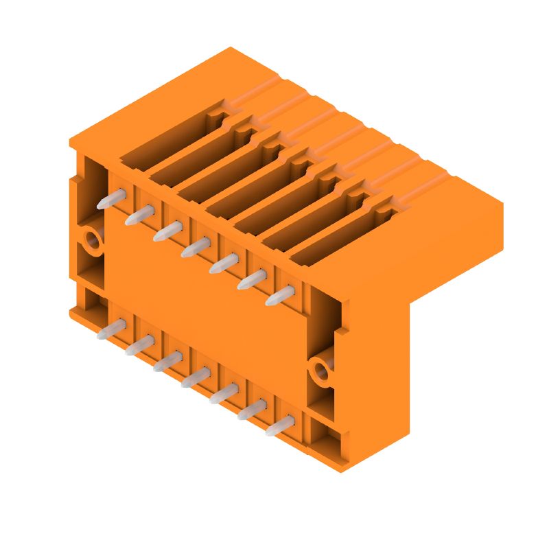 1035040000 - Orange 14-Pole PCB Connector, 3.81mm Pitch, 180° Angle  (Pack of 50)