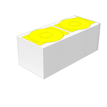 2621180000 - Self-Adhesive Yellow Device Markers, 60 x 60 mm, Pack of 100  (Pack of 100)