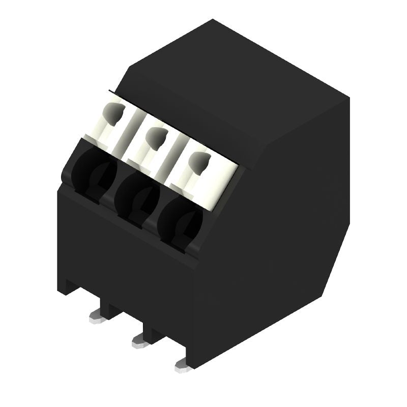 1473320000 - 3-Pole 3.50mm Terminal Connector, Push In, Black  (Pack of 210)