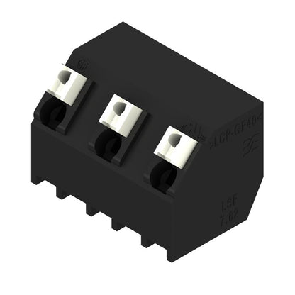 1884960000 - 7.62mm 3-Pole Black PCB Terminals, 135° Angle, 1.5mm Pins  (Pack of 28)