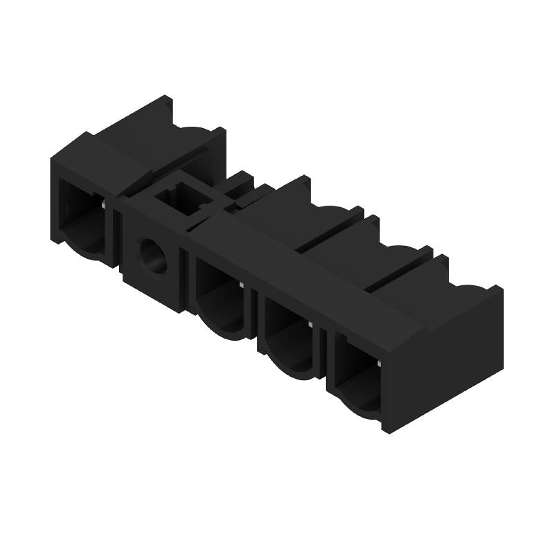 1173730000 - 4-Pole 7.62mm THT Male Header Connector with Black Finish  (Pack of 48)