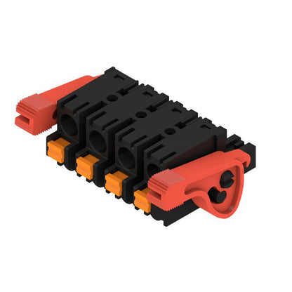 1044010000 - 7.62mm Female PCB Connector with 4 Poles and PUSH IN Function  (Pack of 42)