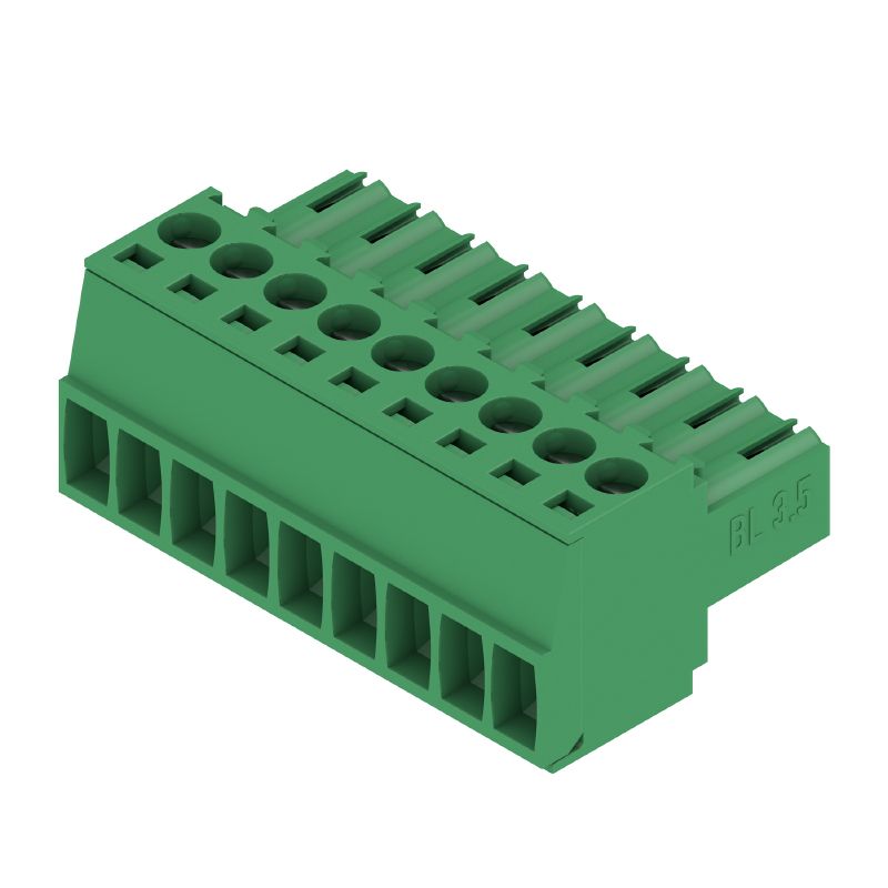 1077390000 - 3.50mm 9-Pole Female Connector with Clamping Yoke  (Pack of 54)