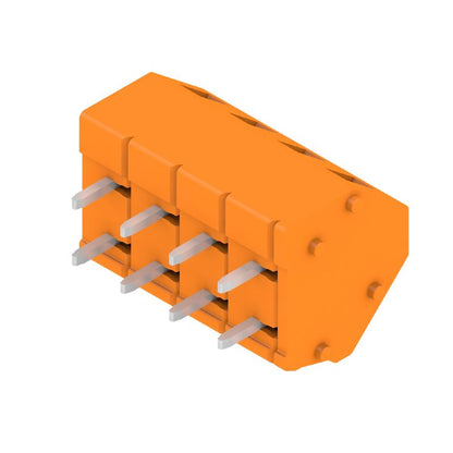 1913960000 - 5mm Terminal Block, 4 Poles, 135° Angle, Orange Finish  (Pack of 100)