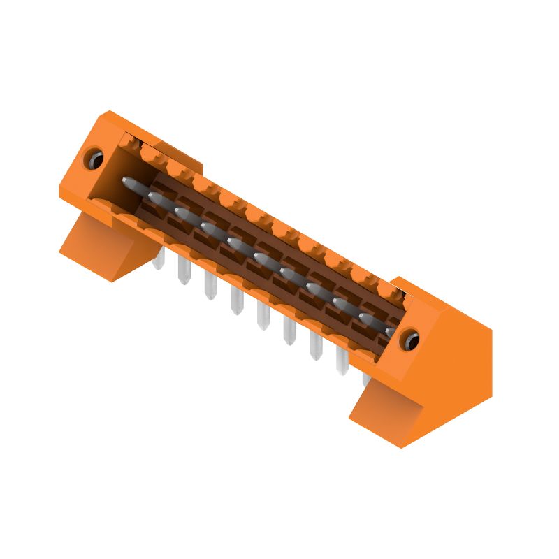 1643420000 - 3.5mm Orange PCB Connector, 11 Poles at 135° Angle  (Pack of 36)