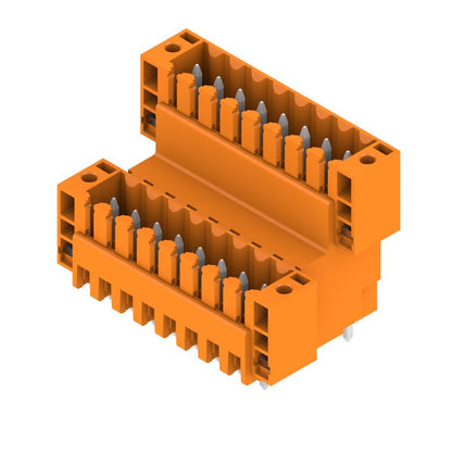 1641270000 - 16-Pole 180° Male PCB Connector with 3.2mm Pins  (Pack of 20)