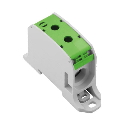 2502670000 - 95mm² Green Terminal Block, UL Certified, 232A Capacity  (Pack of 2)