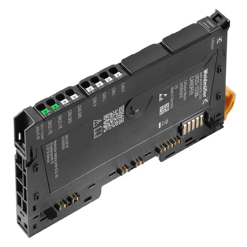 2489840000 - 1-Channel IP20 CANopen Remote I/O Module, 76mm Depth