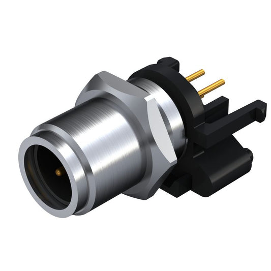 2423960000 - IP67 M12 Connector, 4-Pole, 250V, Nickel-Plated, Waterproof  (Pack of 10)