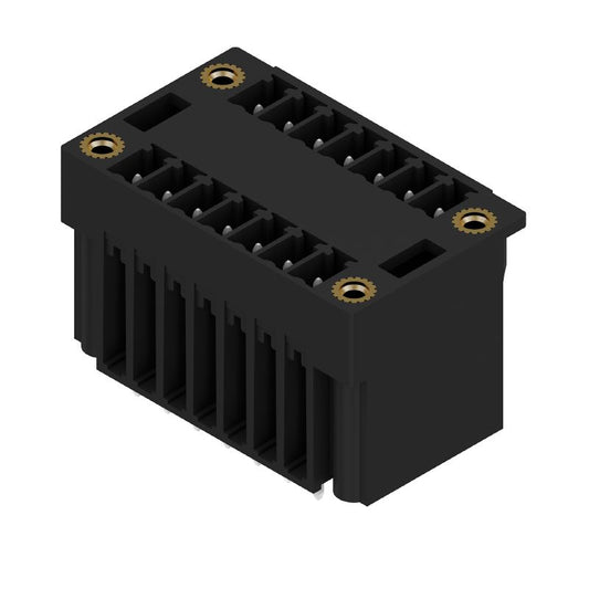 1031530000 - 14-Pole 3.81mm PCB Connector with 180° Elbow, Black Finish  (Pack of 50)