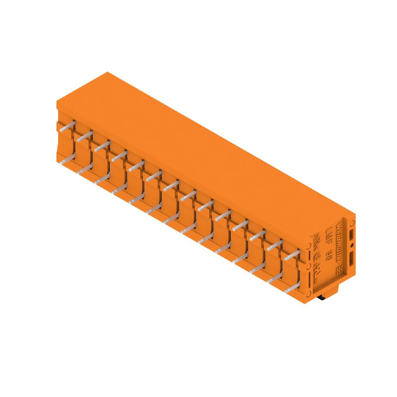1330840000 - 5.08mm Pitch Orange PCB Terminal with 14 Poles  (Pack of 20)