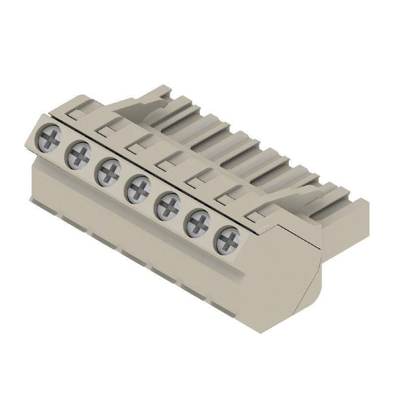 2449000000 - 5.08mm 7-Pole Female PCB Connector with Clamping Yoke  (Pack of 48)