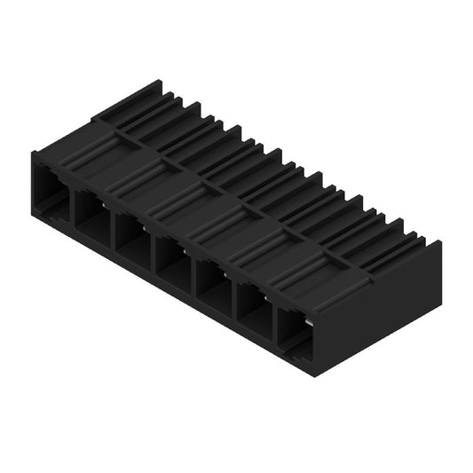 1813380000 - 10.16mm Male PCB Connector, 7 Poles, THT Solder, Black Box  (Pack of 24)