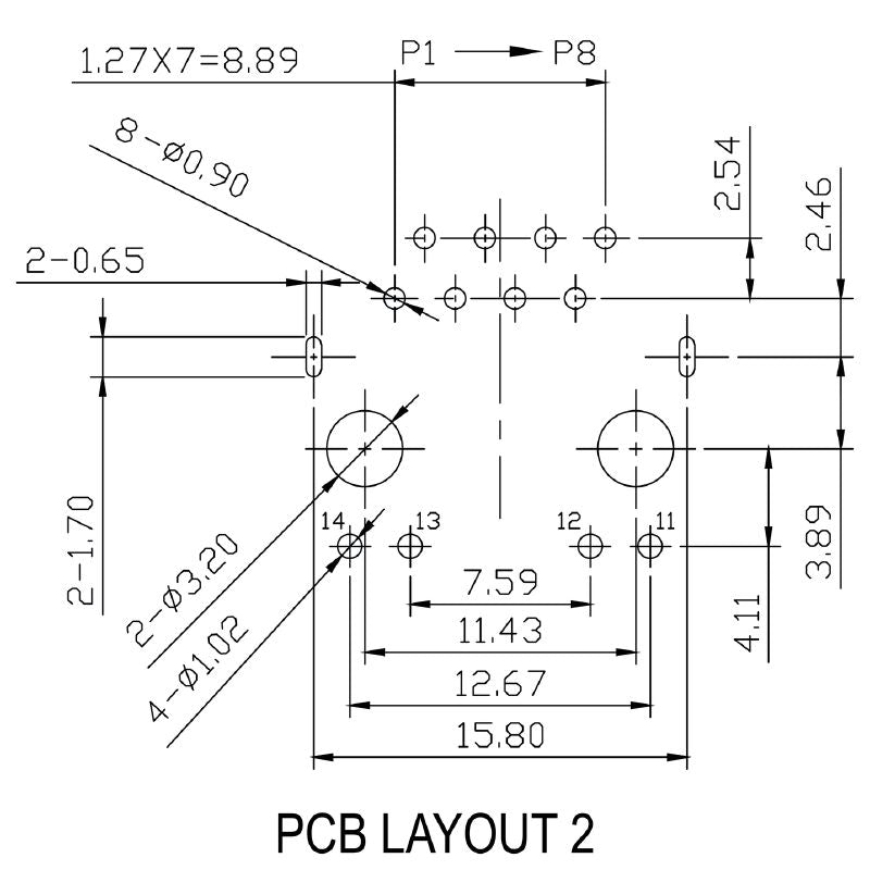2562150000 - OMNIMATE 8-Pole RJ45M Connector for PCB, 10/100 MBit/s  (Pack of 200)