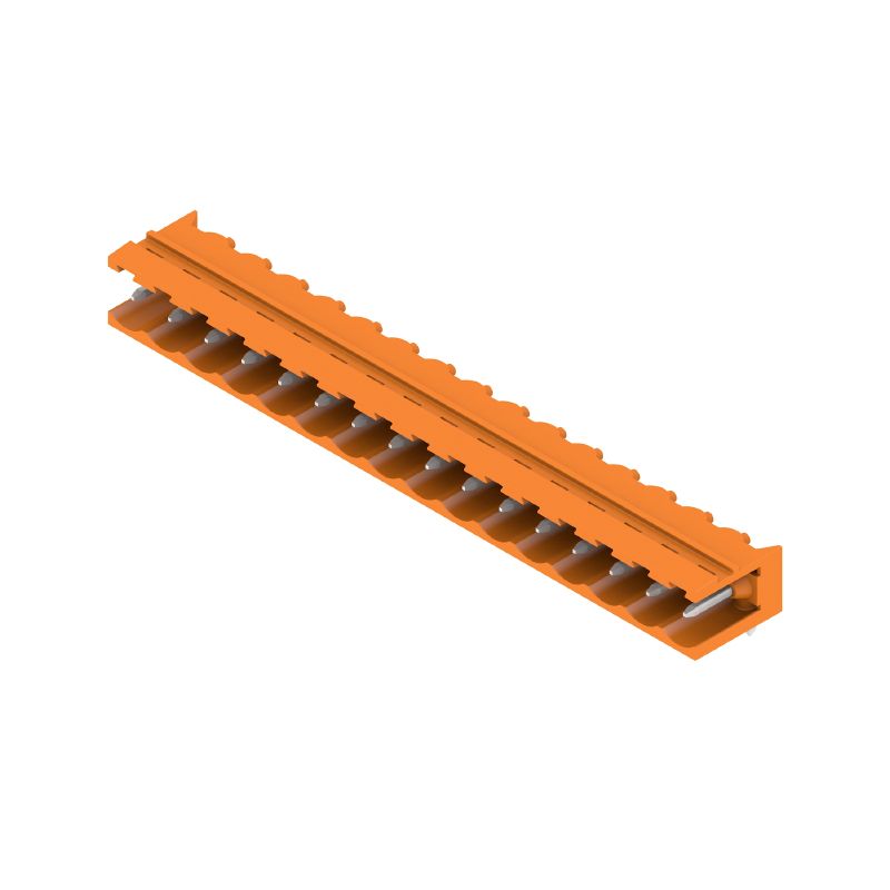 1147030000 - 5.08mm PCB Male Connector, 16 Poles, THT Solder, Orange Box  (Pack of 50)