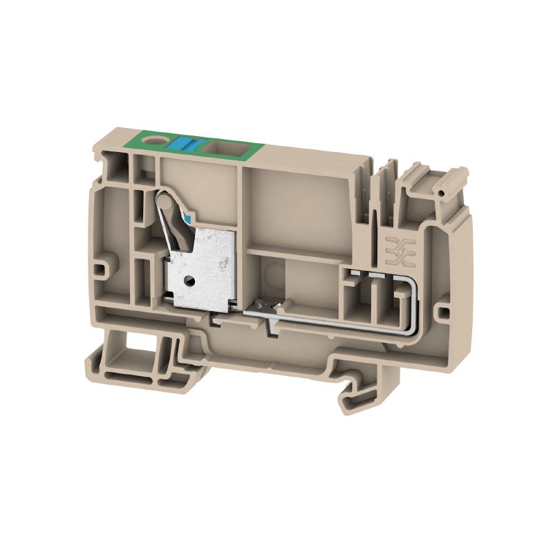 2428920000 - Dark Beige Push-In Terminal, 10 mm², 250 V, 57 A  (Pack of 20)