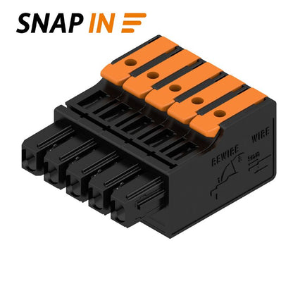 2790420000 - 5-Pole PCB Connector, 5mm Pitch, Snaps in Easily  (Pack of 72)