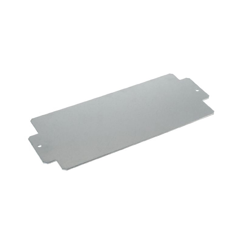 3073130000 - 144mm High Silver Steel Enclosure with Mounting Plate