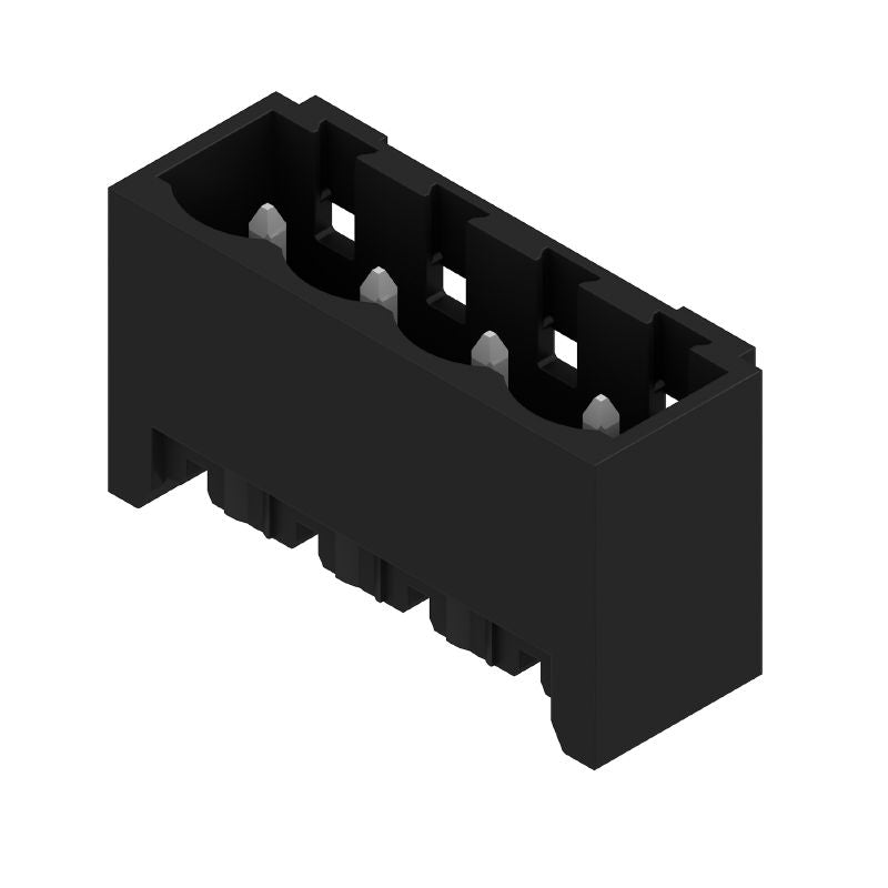 1775942001 - 5.08mm THT 4-Pole Male Header Connector in Black Box  (Pack of 100)