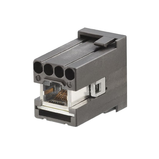 1950290000 - Heavy-Duty RJ45 Connector, 8-Pole, 125V, RoHS Compliant