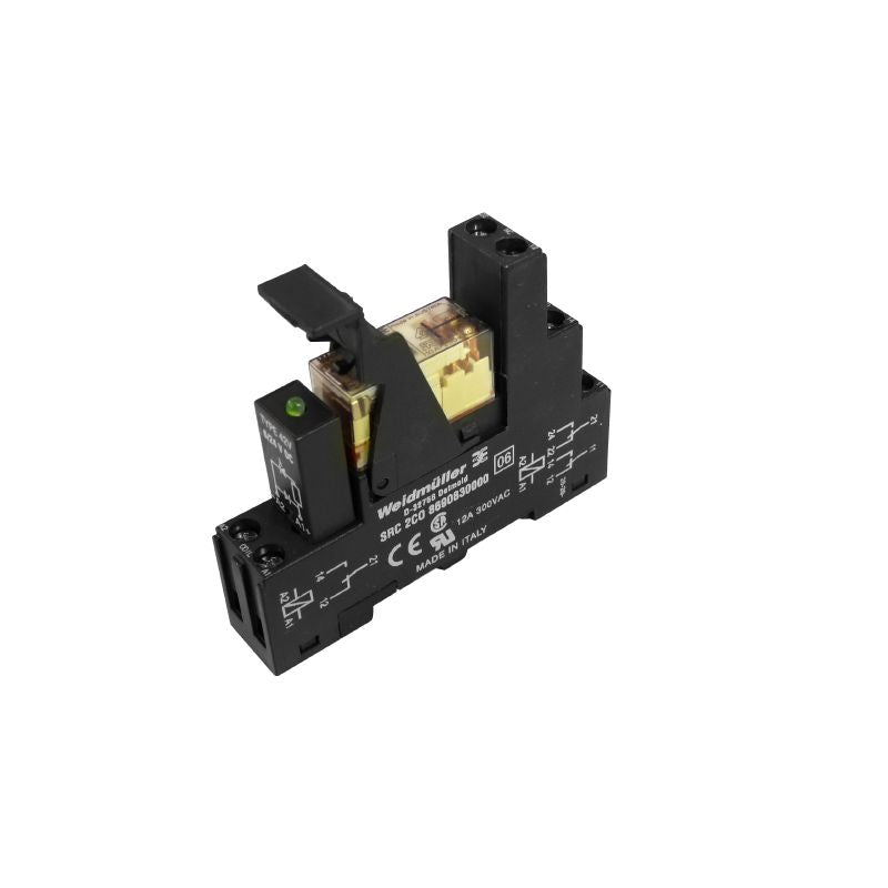 7940006157 - 24V DC Relay Module with 2 CO Contacts, 8A Capacity  (Pack of 10)