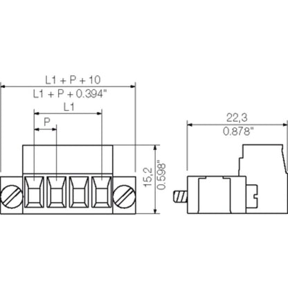 1846310000 - 5.08mm Male Plug Connector for PCB, 12 Poles  (Pack of 24)