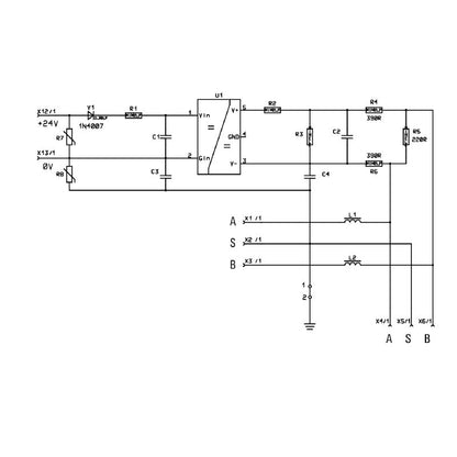 8714240000 - IP66/IP67 Profibus Termination Resistor for Fieldbus Connection