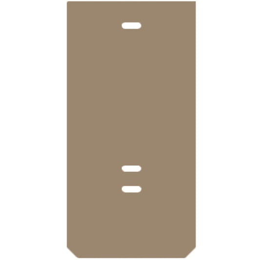 1073000000 - Dark Beige 2mm Cover Plate with Bolt Terminals, Pack of 20  (Pack of 20)
