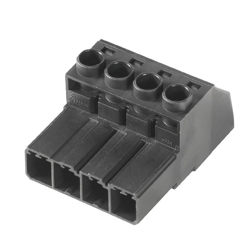 1931640000 - 7.62mm 4-Pole PCB Connector, 180° Angle, 6mm² Max Clamping  (Pack of 100)