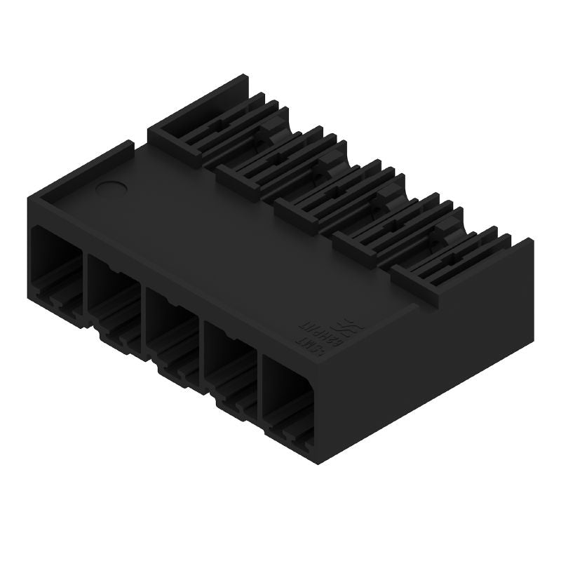 2499360000 - 7.62mm Male PCB Connector, 5 Poles, 270° Angle, Black Finish  (Pack of 48)