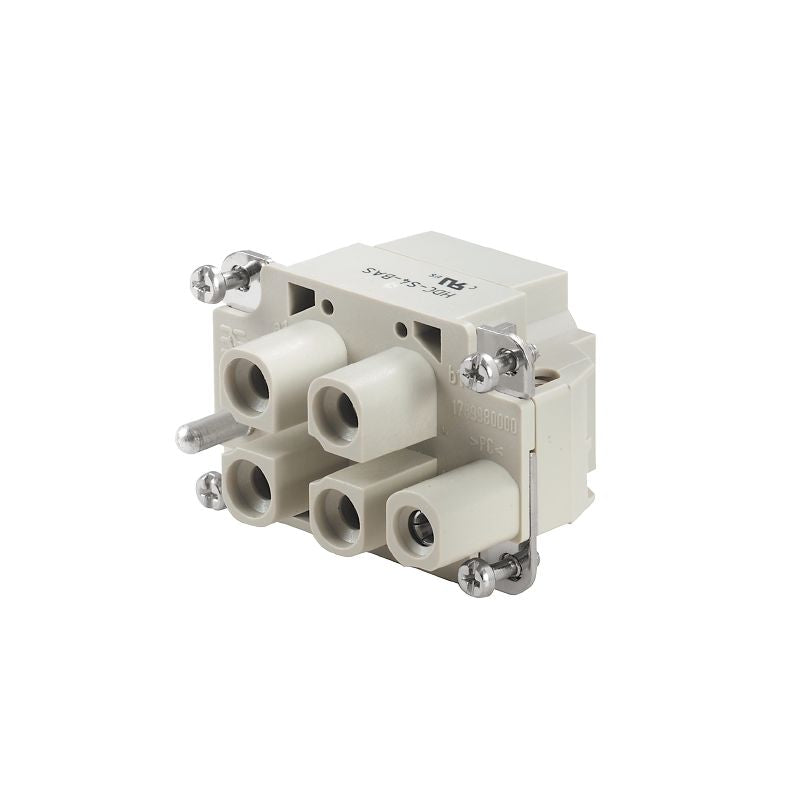 1789980000 - 4-Pole 1000V Female Connector, 40A, Axial Screw Design