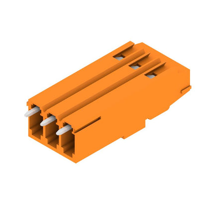 1766370000 - 5.08mm Pitch PCB Terminal, 3 Poles, Tinned Orange  (Pack of 100)