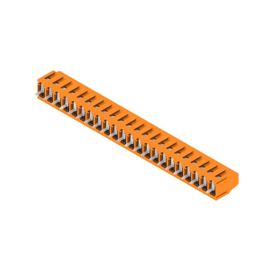 1234190000 - 5.00mm Orange PCB Terminal, 22 Poles, 90° Connection  (Pack of 12)