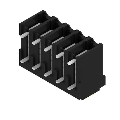 1869390000 - Black 3.81mm PCB Terminal, 5 Poles, 90° Angle  (Pack of 28)