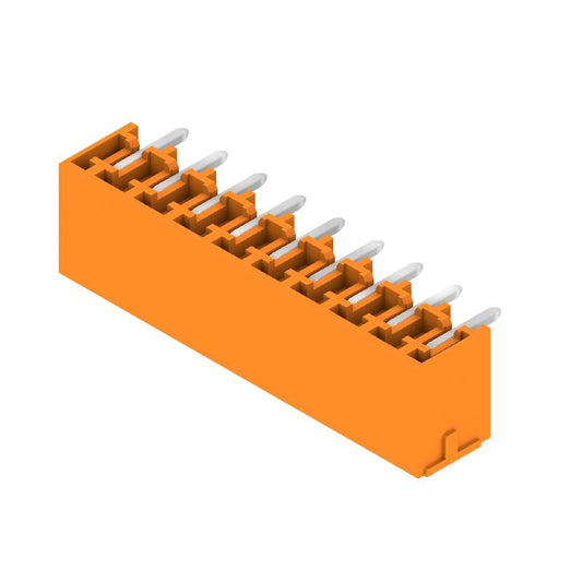 1037570000 - 9-Pole Orange PCB Connector, 3.81mm Pin Pitch, 3.2mm Length  (Pack of 50)