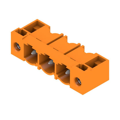 1026820000 - 7.62mm Male PCB Connector with 90° Flange, Orange  (Pack of 54)