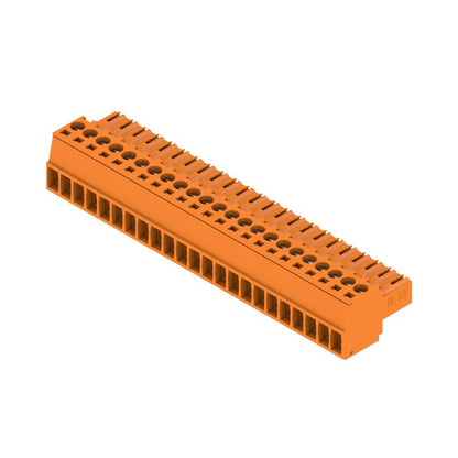 1620350000 - 23-Pole 3.5mm Female PCB Connector at 180° Angle  (Pack of 18)