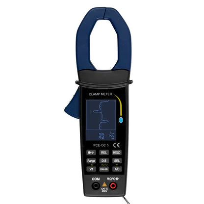 PCE-OC 5 - 400 A AC Clamp Meter with Oscilloscope Function & TRMS Multimeter