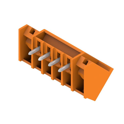 1976760000 - 3.81mm Pitch Orange PCB Connector, 4 Poles, THT Solder  (Pack of 50)