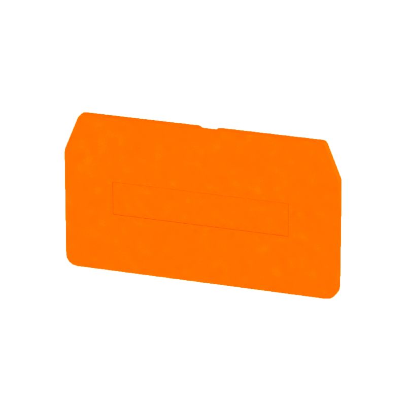 1632110000 - Orange Z-Series End Plate with Snap-On Functionality  (Pack of 50)