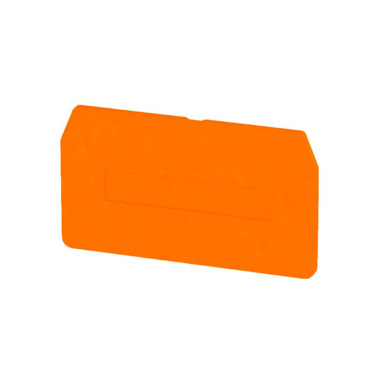 1632110000 - Orange Z-Series End Plate with Snap-On Functionality  (Pack of 50)