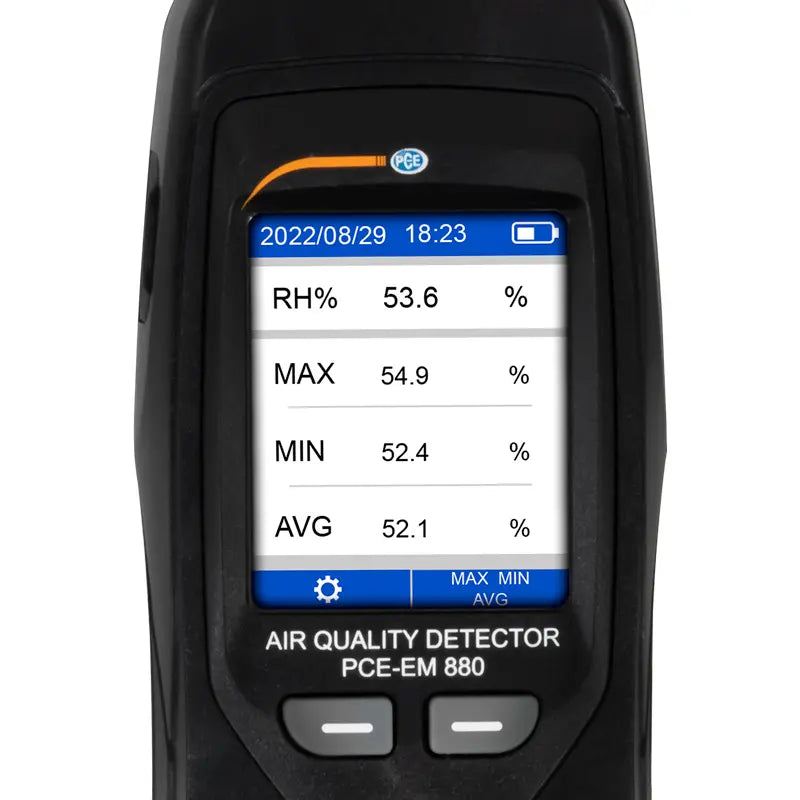 PCE-EM 880 - Multifunctional Thermometer for HCHO, TVOC & Humidity Tracking