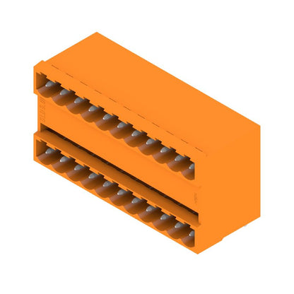 1614440000 - 5mm THT PCB Connector, 22 Poles, Male Header, Orange Box  (Pack of 10)
