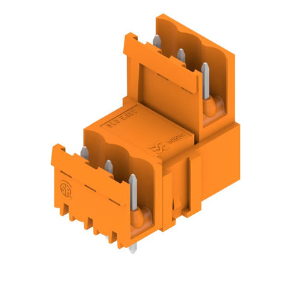 1725660000 - 5.08mm Male Header Connector, 6 Poles, Orange Elbow  (Pack of 50)