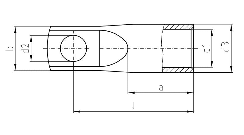 1495000000 - RoHS Compliant Cable Lug for 185 mm² Conductors  (Pack of 10)